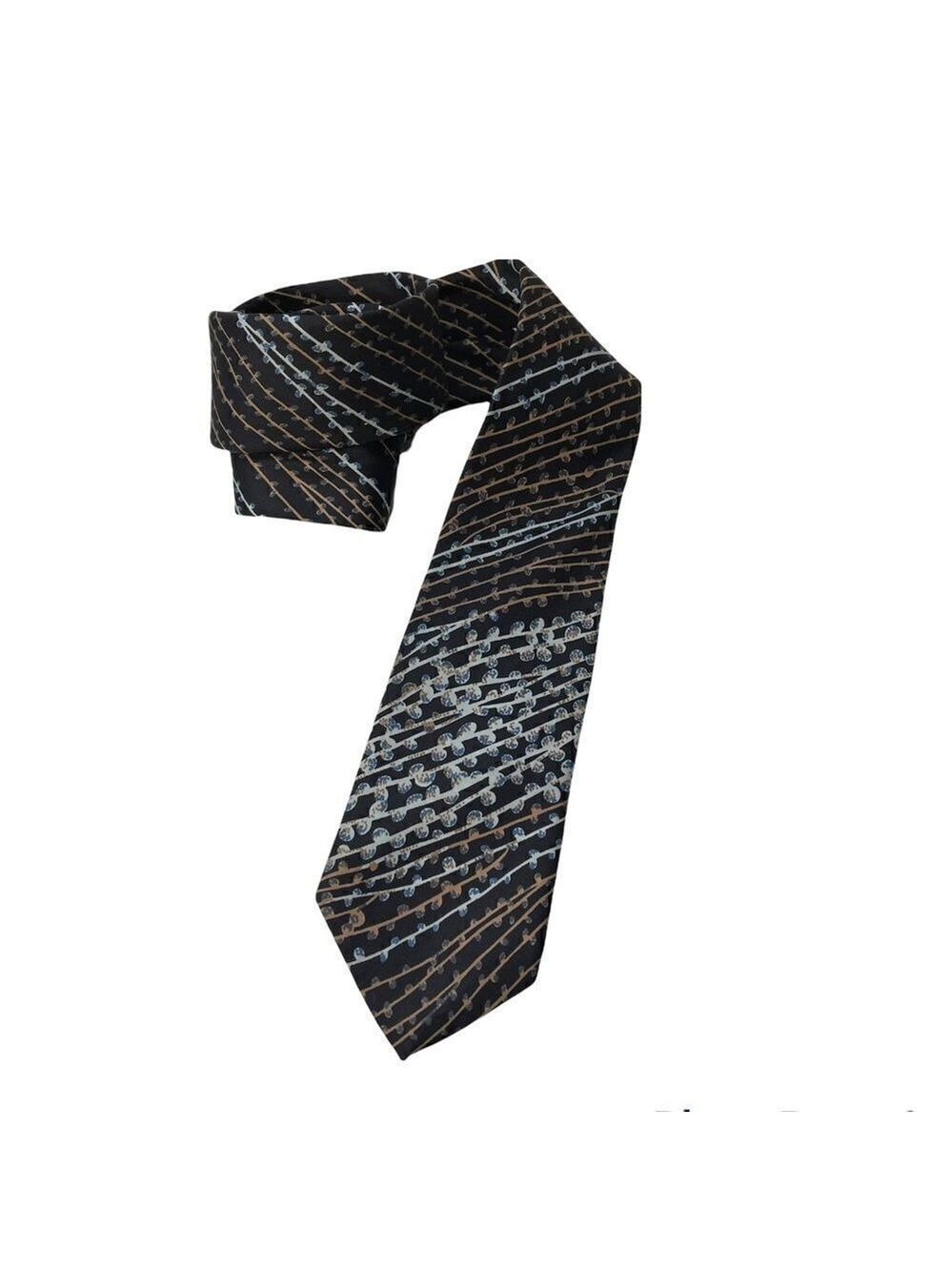 Lanvin Paris 100% Silk tie